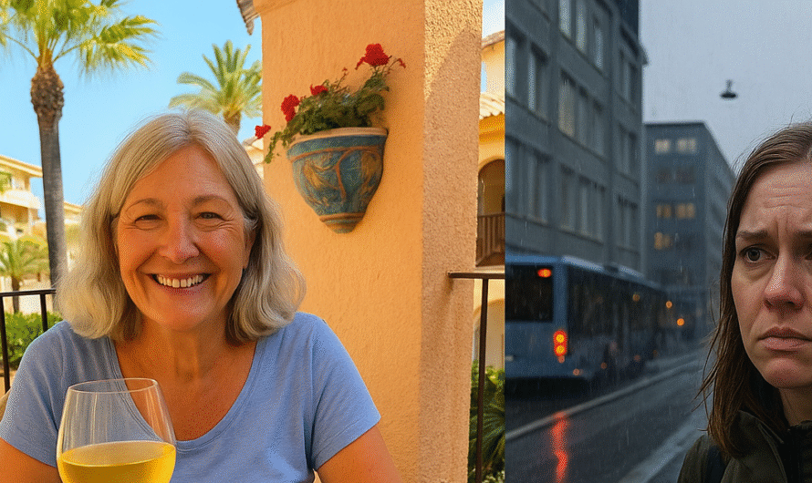 Mamma flyttade till Spanien och gjorde slut på allt med vin och vänner